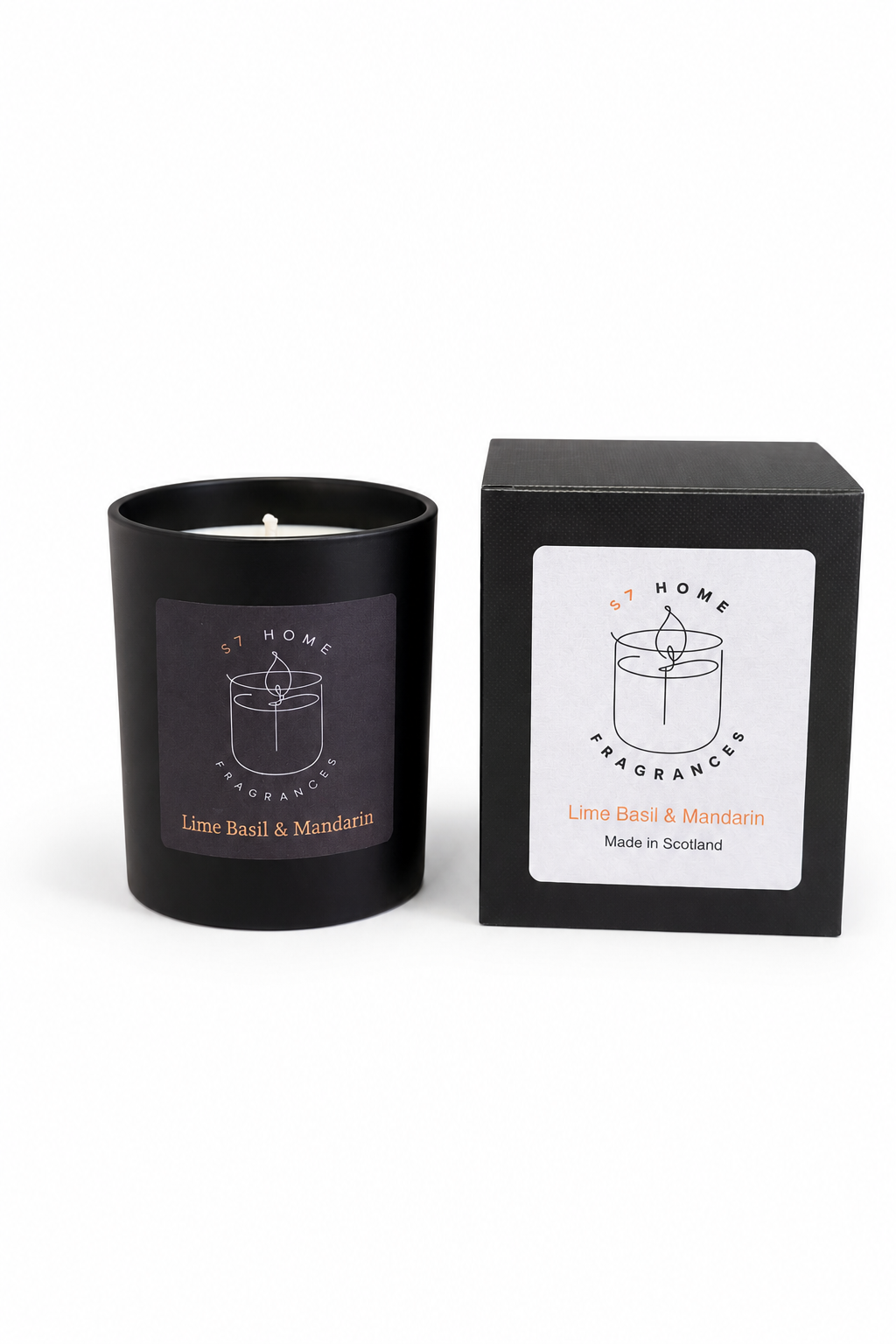 Lime Basil & Mandarin Scented Candle